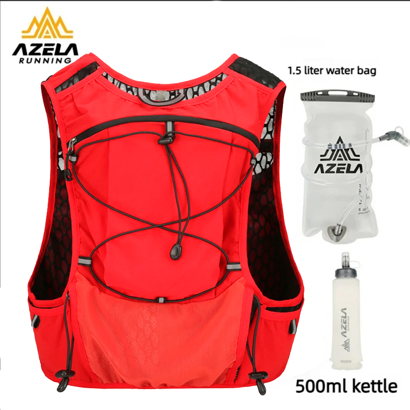 Running Gear Reflective - Leichter Hydrations-Rucksack, atmungsaktiver Trail-Running-Rucksack, Fahrrad-, Marathon-,