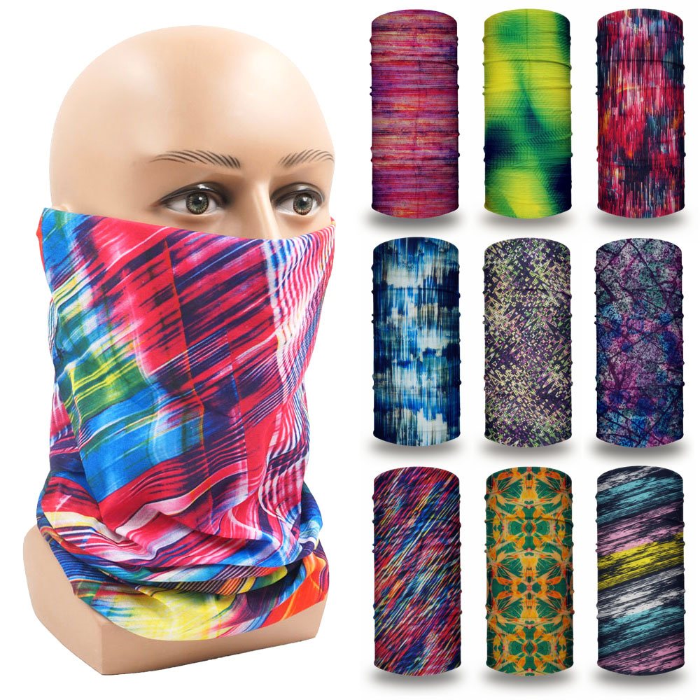 Running Gear Youtube - Bunt bedrucktes Snood-Haarbandana für Damen, Halstuch,