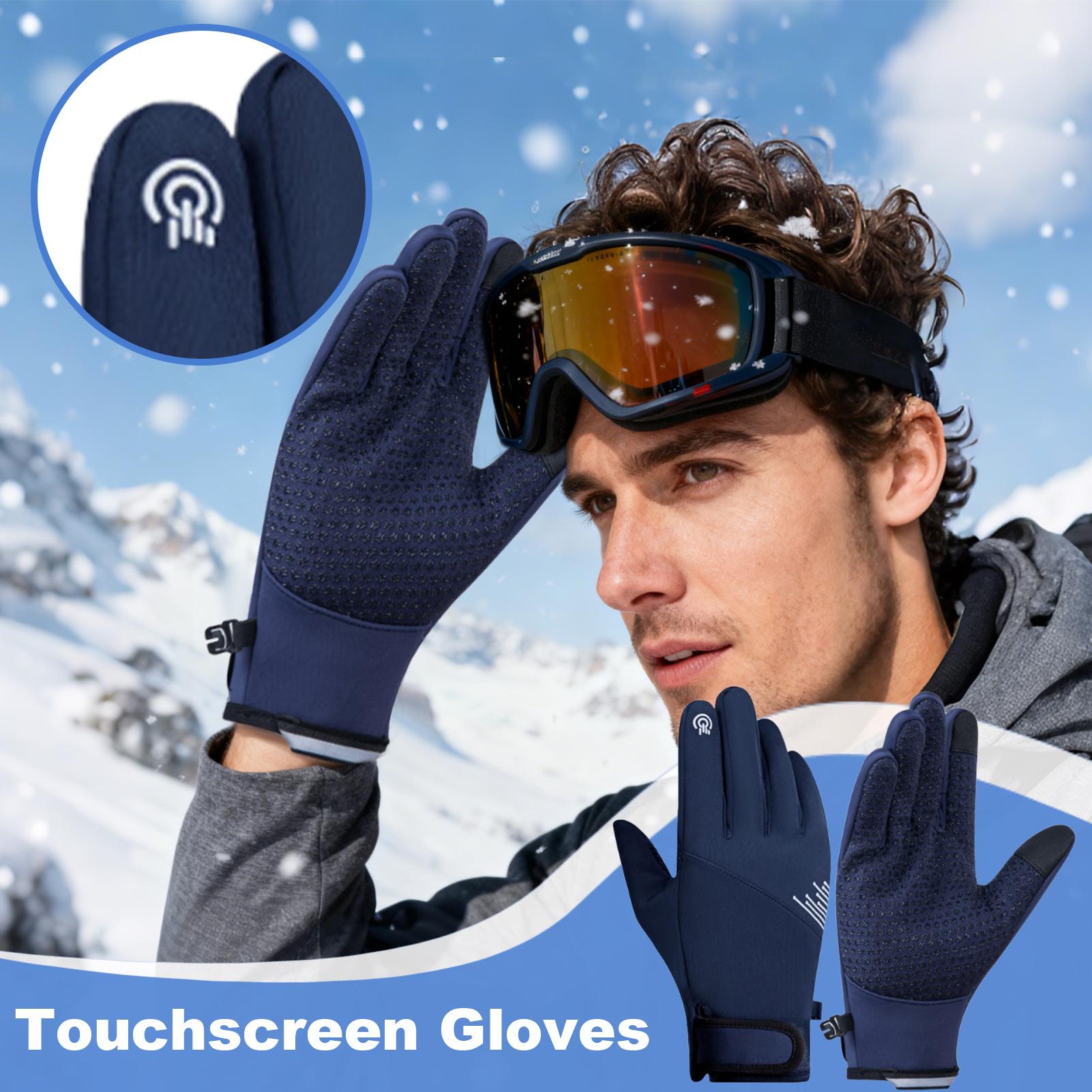 Running Gear In The Cold - Handschuhe für kaltes Wetter, winddichte Thermo-Touchscreen-Handschuhe