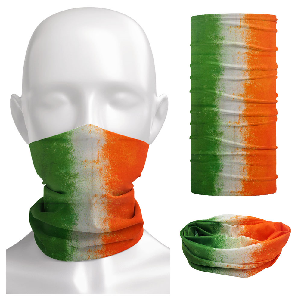 Running Gear Youtube - Irland Flagge gedruckt Gesichts maske Bandana