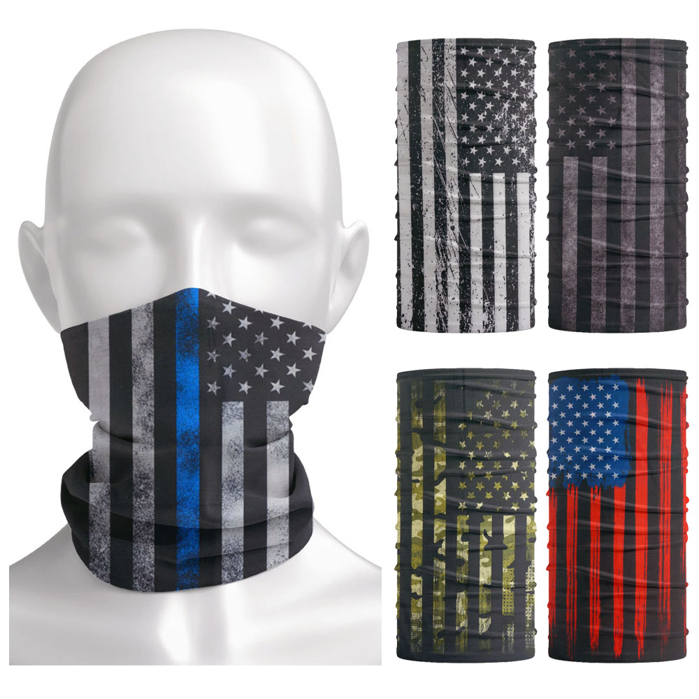 Running Gear Youtube - Benutzerdefinierte Amerika Flagge Hals Gamasche USA