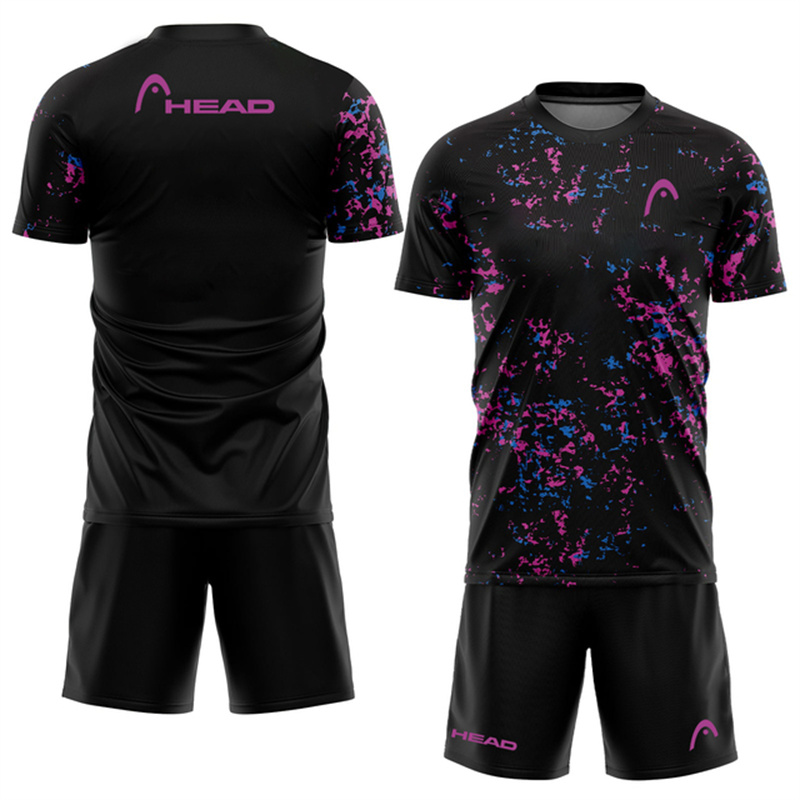 Running Gear - Modische Atmungsaktive Herren-Tenniskleidung Outdoor-Sportbekleidung Badminton-Trainingsanzug Sommer-Laufset