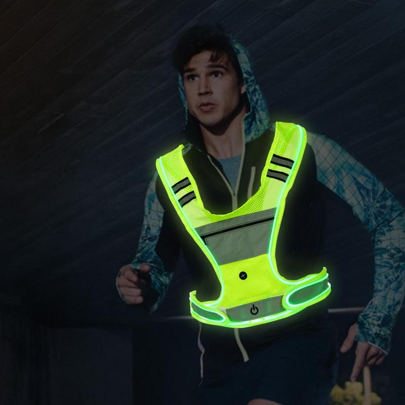 Nachtlauf-LED-Reflektorweste m – Running Gear Reflective Bewertung und Preis