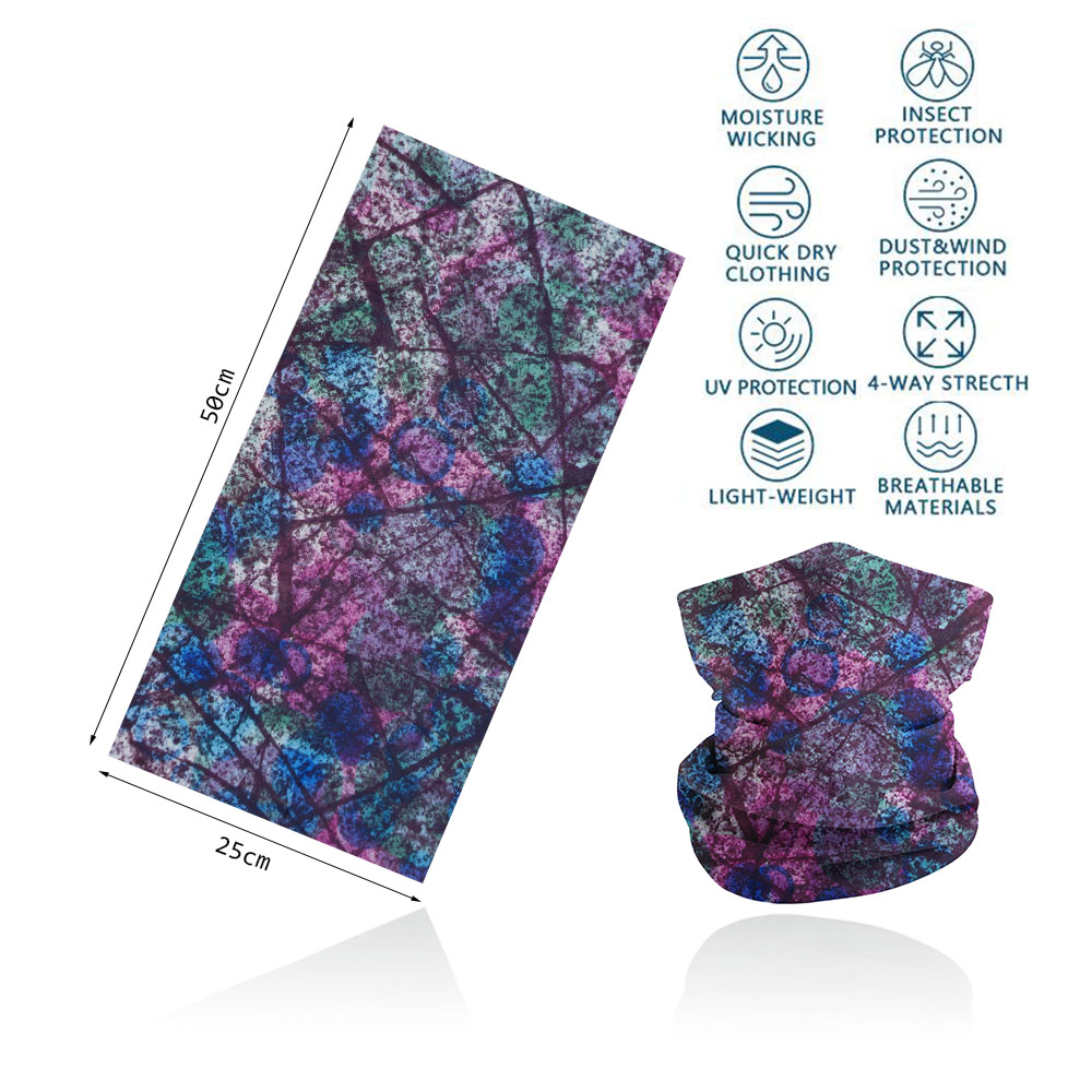 Bunt bedrucktes Snood-Haarband – Running Gear Youtube Bewertung und Preis
