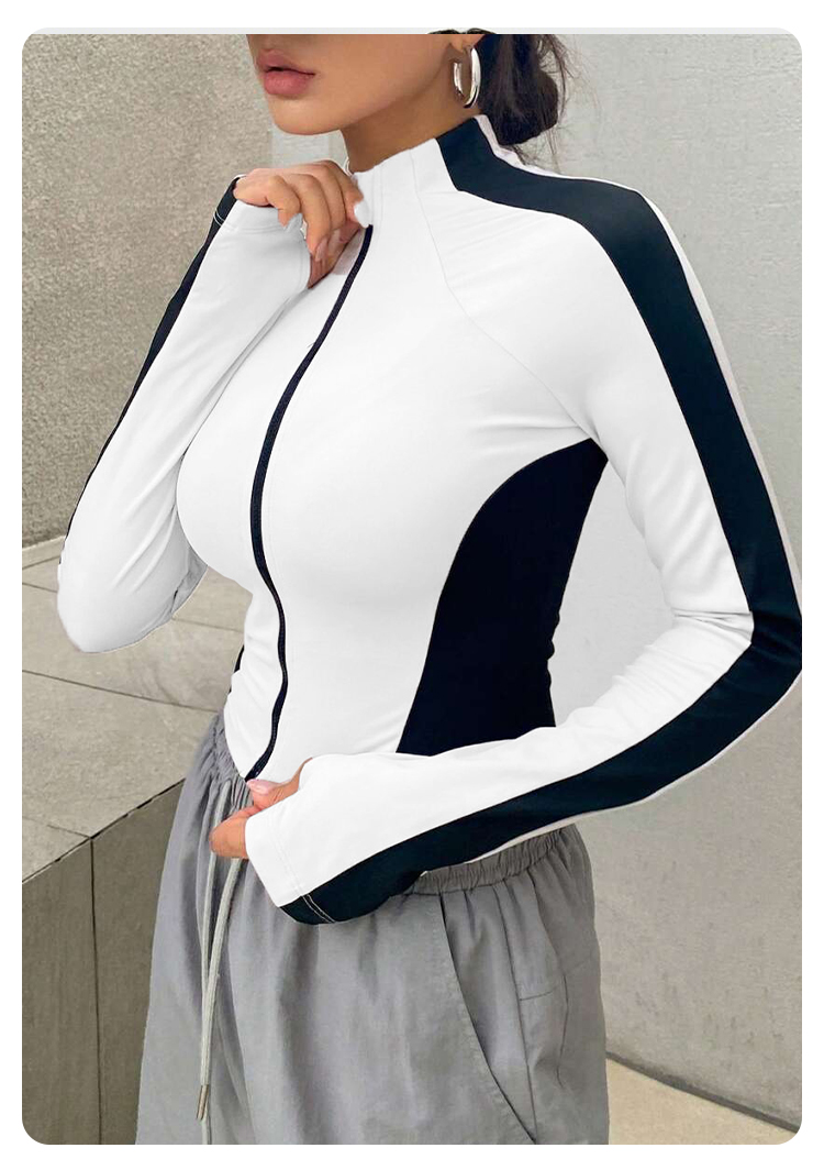Yoga-Kleidung Stehkragen-Jacke – Running Gear Bewertung und Preis