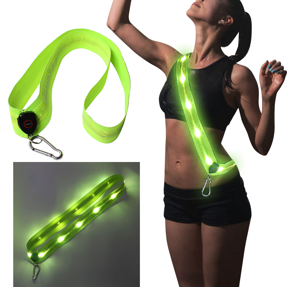 LED-Schultergurt, wiederauflad – Running Gear Reflective Bewertung und Preis